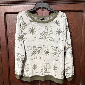 Star Wars Pajama Top with Baby Yoda Design